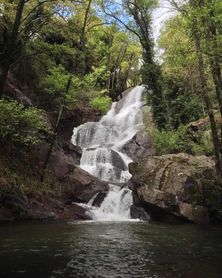 Cascadas de la Garganta de las Nogaledas, en Navaconcejo, Valle del Jerte